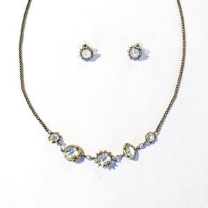 SET - Kendra Scott Choker/Earrings Antique Bronze